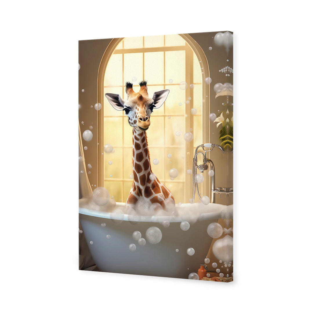 Giraffe Bathtime
