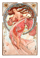 Dance by Alphonse Mucha